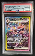 PSA 10 GEM MINT Ceruledge ex 147/131 Prismatic Evolutions Pokemon Graded Card